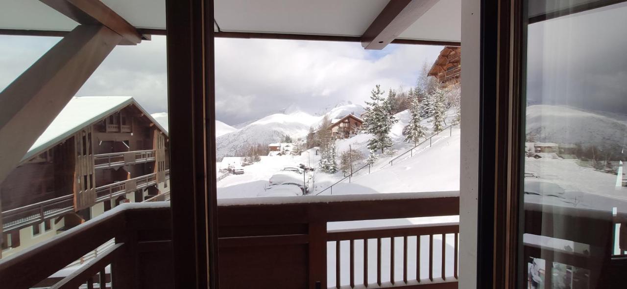 T2 Meuble Tourisme 3 Etoiles, Pied Des Pistes-Parking Prive Avec Balcon Et Superbe Vue Les Deux Alpes Exterior foto