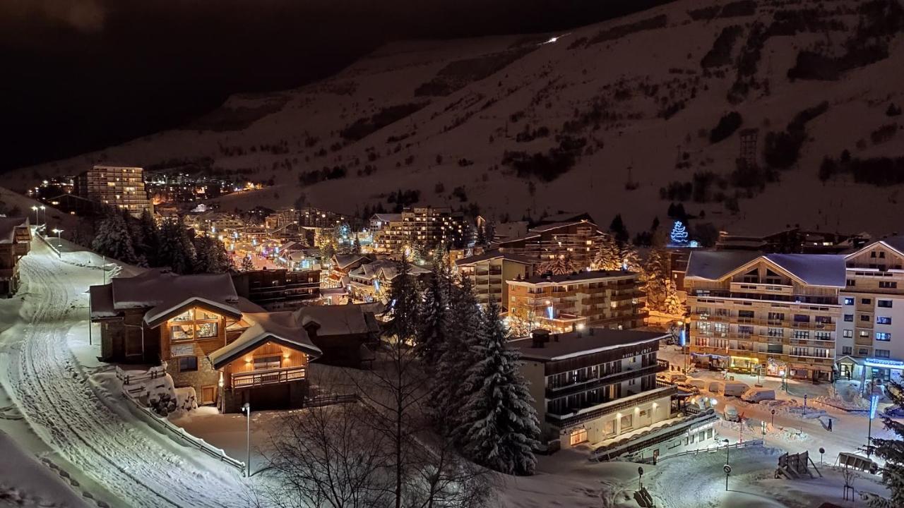 T2 Meuble Tourisme 3 Etoiles, Pied Des Pistes-Parking Prive Avec Balcon Et Superbe Vue Les Deux Alpes Exterior foto