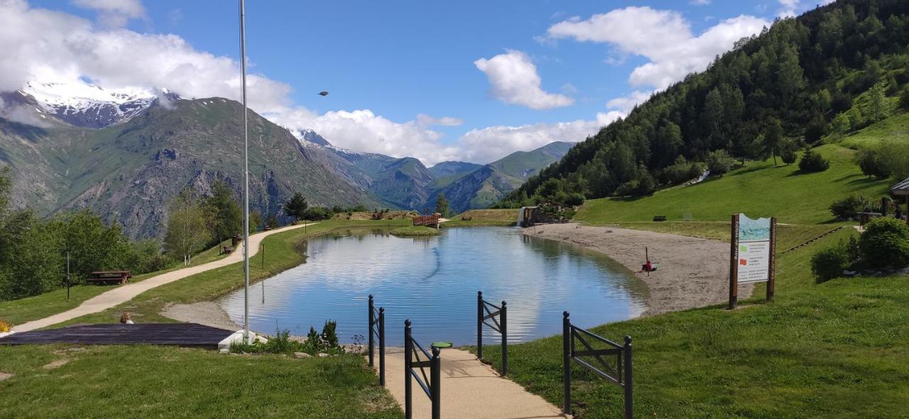 T2 Meuble Tourisme 3 Etoiles, Pied Des Pistes-Parking Prive Avec Balcon Et Superbe Vue Les Deux Alpes Exterior foto